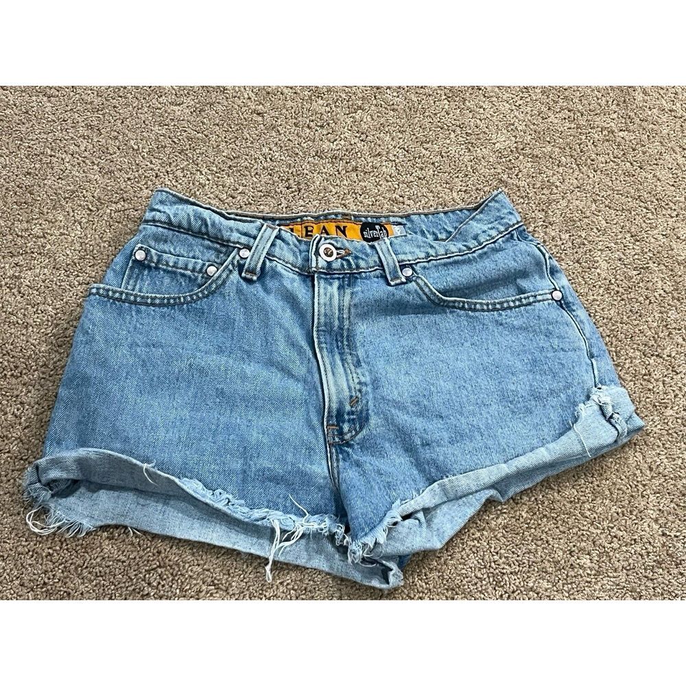 Levi's 630 Silver Tab Cut Off Denim Shorts Women's Size 9/10 Vintage Made In USA